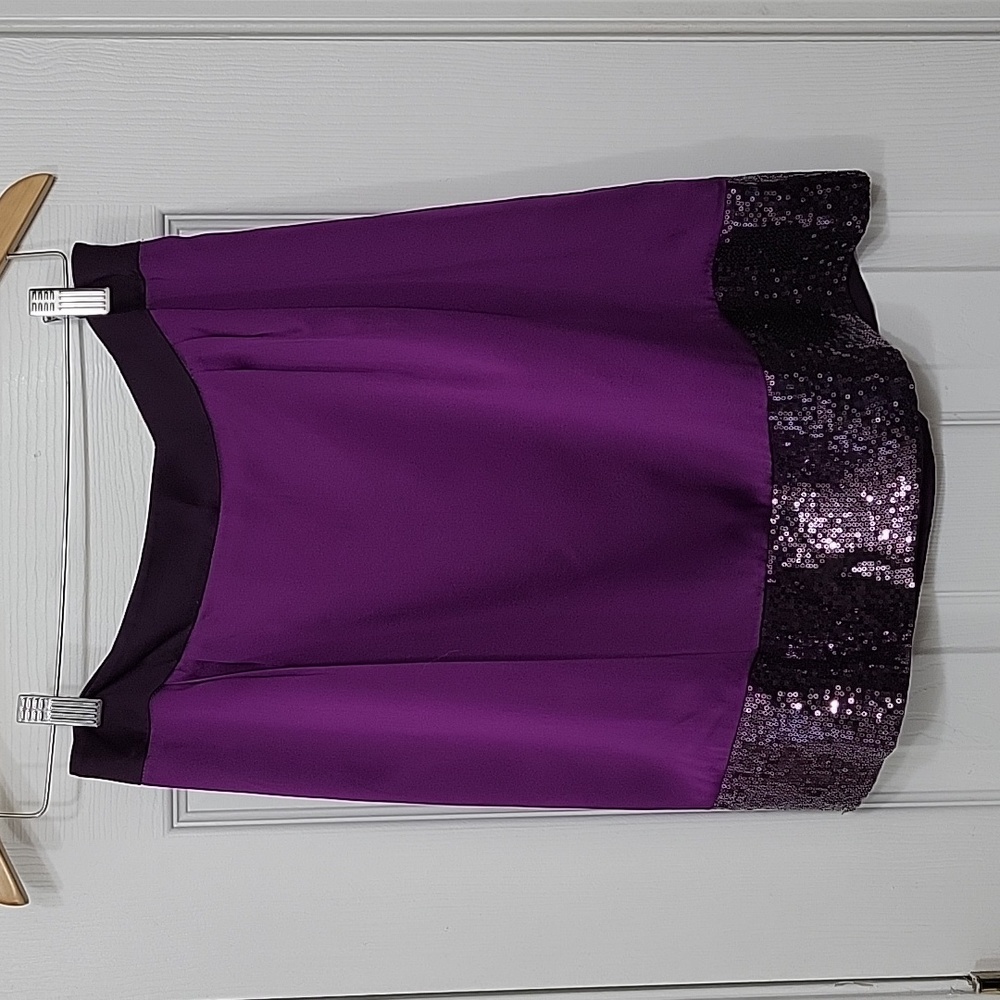 Boden special occasion berry/eggplant purple skirt